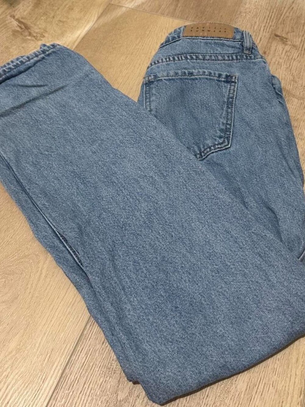 Super Low Rise Pacsun Straight Leg Jeans